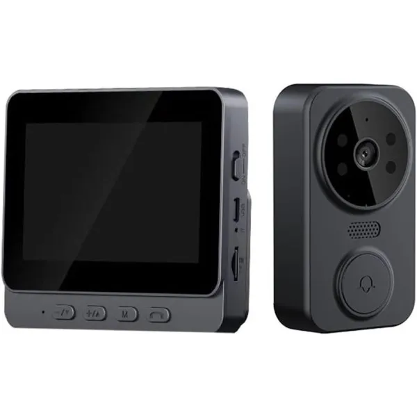 Ασύρματο Σετ Θυροτηλεόρασης M10 Μαύρο