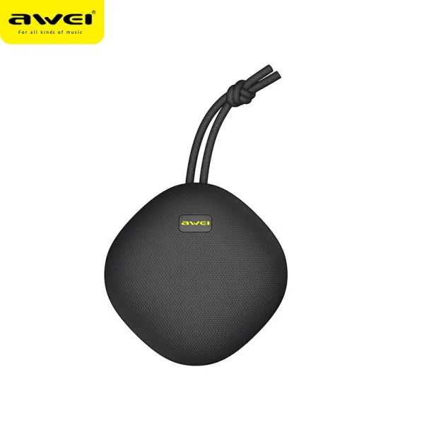 Φορητό Ασύρματο Ηχείο Bluetooth IP67 5W με Διάρκεια Μπαταρίας έως 6 ώρες Awei Y336 Μαύρο