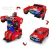 Αυτοκινητάκι Transformers Hummer H3 που μετατρέπεται σε ρομπότ, με προβολέα εικόνας και ήχου 8811-5 Κόκκινο