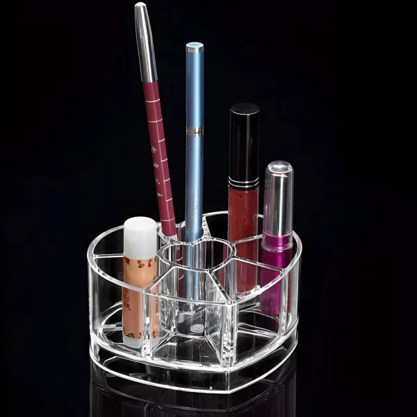 Θήκη Οργάνωσης Καλλυντικών με 8 Θέσεις σε Σχήμα Καρδιάς CX-555