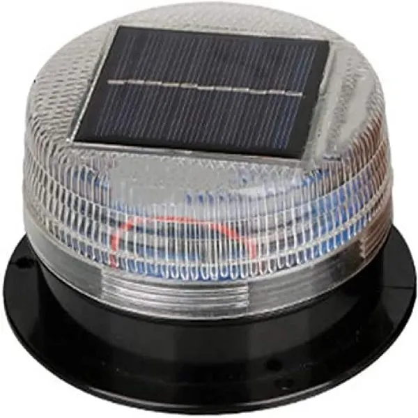 Ηλιακός Μαγνητικός Φάρος Strobe Κόκκινου-Μπλε Φωτισμού HW-0168