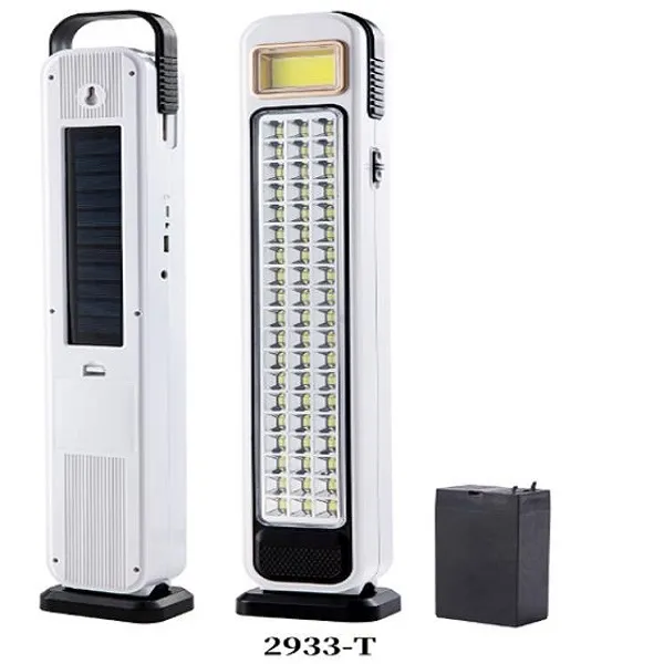 Επαναφορτιζόμενο Ηλιακό Φωτιστικό Εκτάκτου Ανάγκης με Ενσωματωμένο Panel και 47 Led BL-MM-2933-T Λευκό