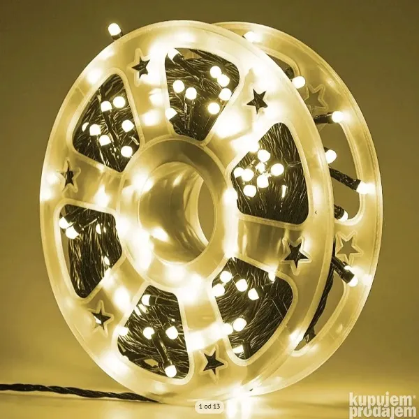 Αδιάβροχα Χριστουγεννιάτικα 240 LED λαμπάκια IP44 50μ 4 προγράμματα σε καρούλι BX-049 Θερμό χρώμα