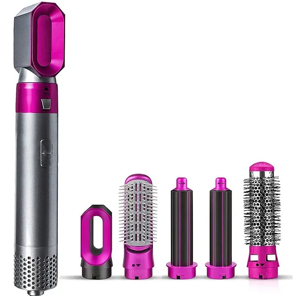 Πιστολάκι και σίδερο μαλλιών για μπούκλες 5 σε 1 1000W CC-15477-15476