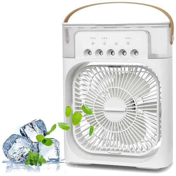 Φορητό air cooler fan 3 ταχυτήτων 10W με ψεκασμό cc-21580