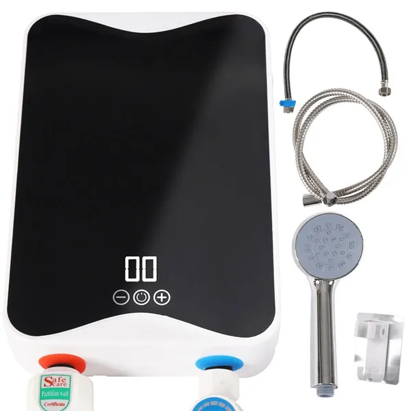 Σετ Ταχυθερμοσίφωνας Μπάνιου / Κουζίνας Μονοφασικός  5kW - Τηλέφωνο Ντουζ CC-RYK-002