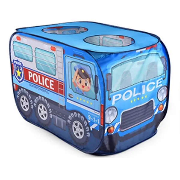 Φορητή Παιδική Σκηνή Πτυσσόμενη 110x70x70cm CFH333B Μπλε χρώμα αστυνομία