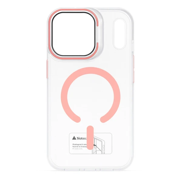 Θήκη Comie MagSafe Case με προστασία κάμερας για iPhone 17 Pro Max CM8008ROS Ροζέ