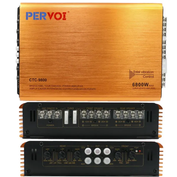 Ενισχυτής Αυτοκινήτου 4 Καναλιών CTC-9800