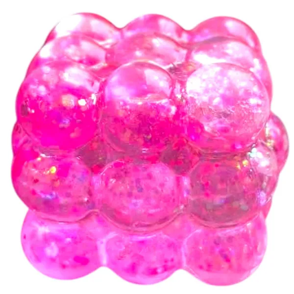 Cube Sqeeze Ball Glitter 55522-3