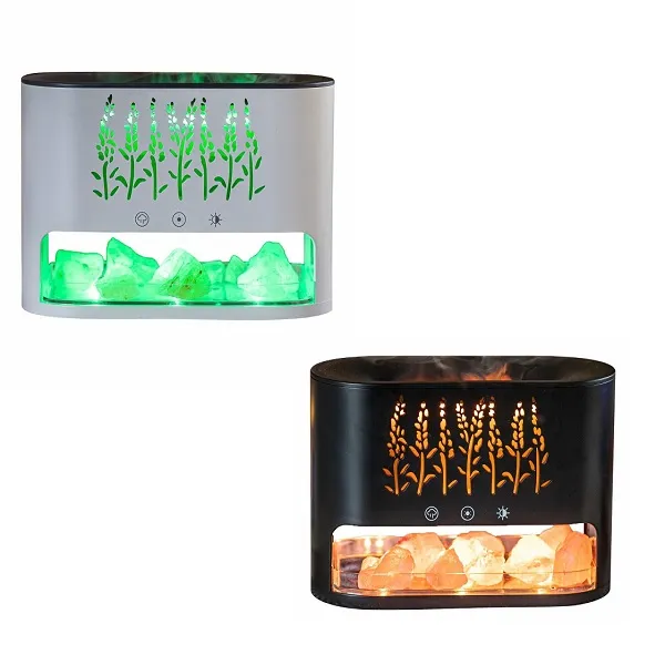 Συσκευή αρωματοθεραπείας Diffuser - Φωτιστικό αφής 250 ml 10W KP-023 Λευκό/Μαύρο