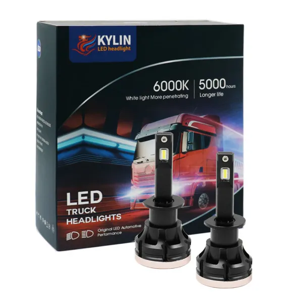 Led Λάμπες Αυτοκινήτου - Φορτηγού H1 12V-24V CANBUS 80W 6500K 8000LM 2 X 40W D9K-H1