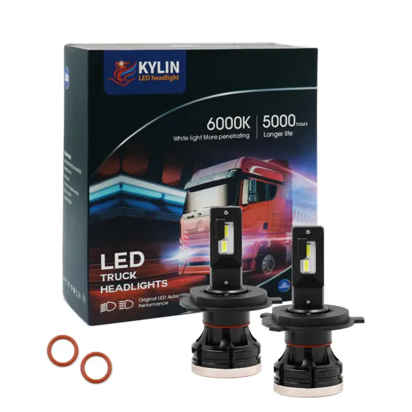 Led Λάμπες Αυτοκινήτου - Φορτηγού H4 12V-24V CANBUS 80W 6500K 8000LM 2 X 40W D9K-H4