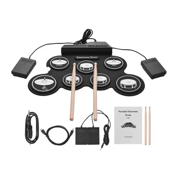Φορητό Ψηφιακό Σετ Τυμπάνων Digital Drum AH-4