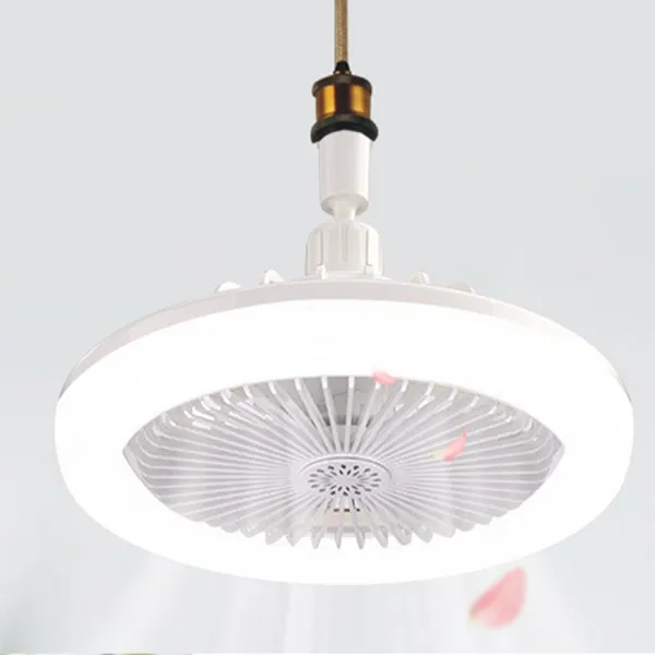 Περιστρεφόμενος ανεμιστήρας οροφής με ενσωματωμένο φως Ε27 30W 8" FAN-X002