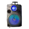 Φορητό Super Bass Ηχείο Bluetooth/USB/TF/LED BT-2077 Μαύρο