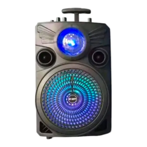 Φορητό Super Bass Ηχείο Bluetooth/USB/TF/LED BT-2077 Μαύρο