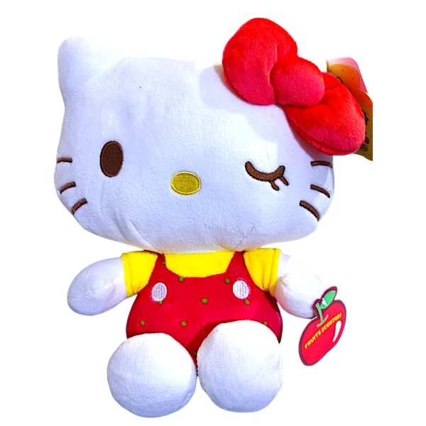 Hello Kitty 18cm με Φρουτένιο Άρωμα Κόκκινο με Ματάκι Fruits Scented 1440-25750-3