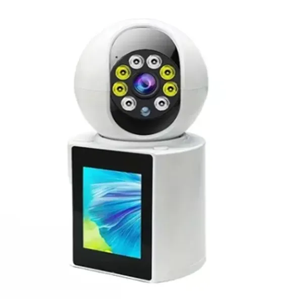 Ασύρματη κάμερα οικιακής ασφάλειας με δυνατότητα βιντεοκλήσης και οθόνη 2.8" HL18668-200