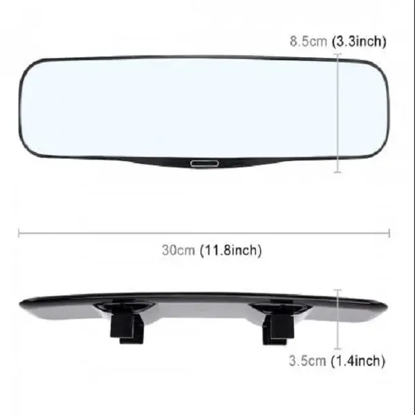 Εσωτερικός κυρτός καθρέπτης αυτοκινήτου 30εκ. γαλάζια απόχρωση HW-0192