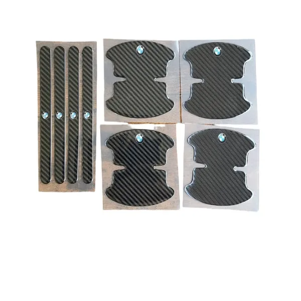 Προστατευτικά Πόρτας Αυτοκινήτου Μαύρα 8τμχ HW-0271 BMW