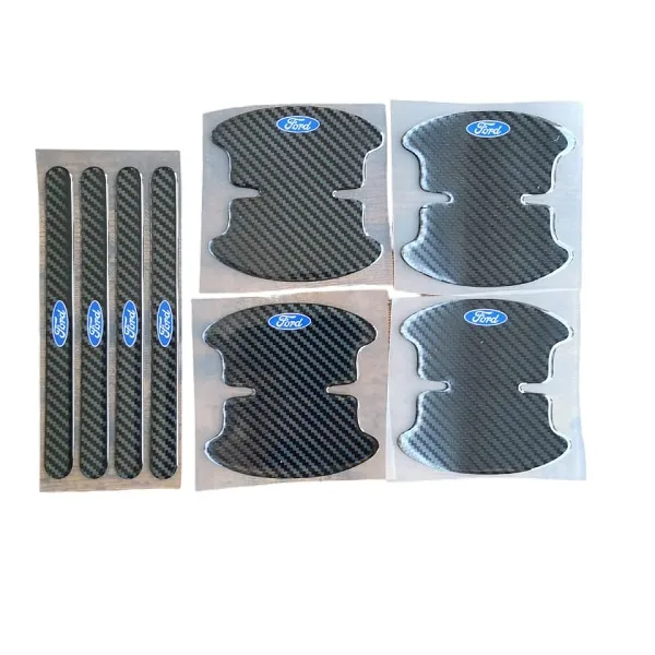 Προστατευτικά Πόρτας Αυτοκινήτου Μαύρα 8τμχ HW-0274 FORD