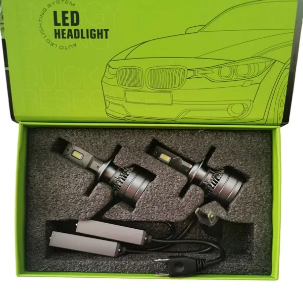 Σετ Λάμπες LED H3 αυτοκινήτου 2 όψεων 2τμχ 140W 6500K 40000LM HW-0300-H3