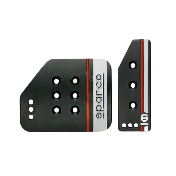 Πεταλίερα αυτοκινήτου 2 τμχ. SPARCO HW-0305B μαύρο χρώμα