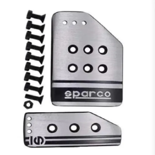 Πεταλίερα αυτοκινήτου 2 τμχ. SPARCO HW-0305S ασημί χρώμα