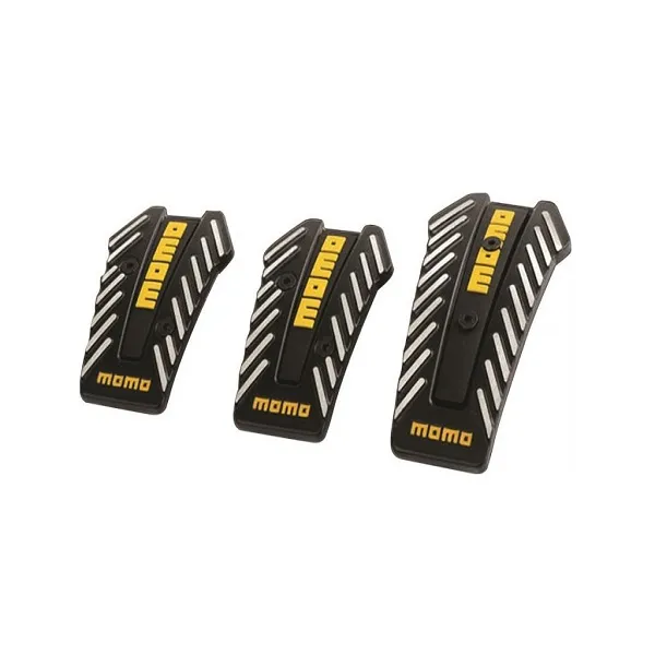 Πεταλίερα αυτοκινήτου 3 τμχ. MOMO HW-0306B μαύρο χρώμα