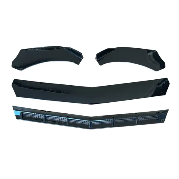 Μπροστινό σπόιλερ αυτοκινήτου ρυθμιζόμενο  HW-0312B μαύρο