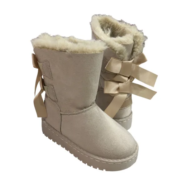 ΠΑΙΔΙΚΟ ΠΑΠΟΥΤΣΙ ΜΠΟΤΑΚΙ  ΓΙΑ  ΚΟΡΙΤΣΙ  MOHICANS C8328 ΜΠΕΖ