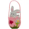 Τσαντάκι Τσόχινο κουνελάκι FHJ-113-024 Ροζ