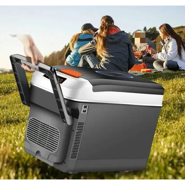 Ηλεκτρικό Φορητό Ψυγείο 12V & 220V Μίνι Αυτοκινήτου 25lt WX-58 Μαύρο