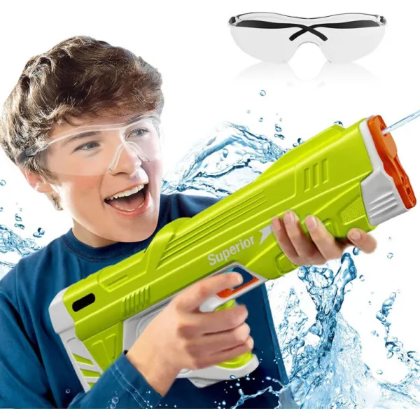 Ηλεκτρικό Νεροπίστολο Αυτόματης Απορρόφησης Υψηλής Τεχνολογίας Μεγάλης Χωρητικότητας για Παιχνίδια Νερού στην Παραλία και σε Εξωτερικούς Χώρους 2302 Πράσινο