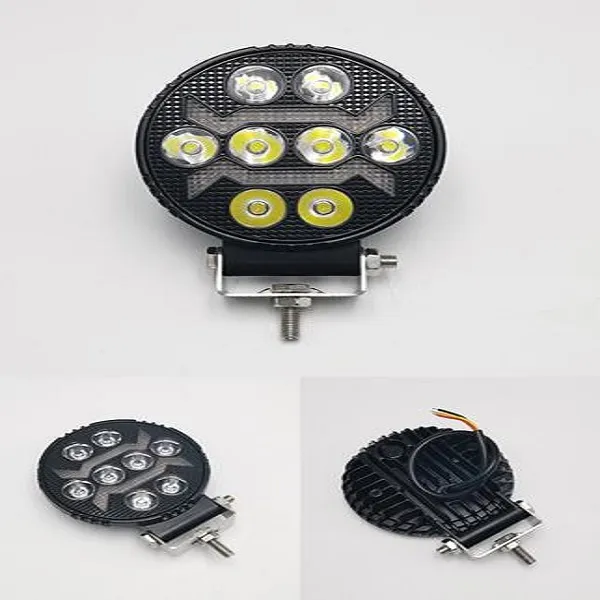 Προβολέας LED στρόγγυλος αυτοκινήτου off road 4" 8Led jn-2434-70