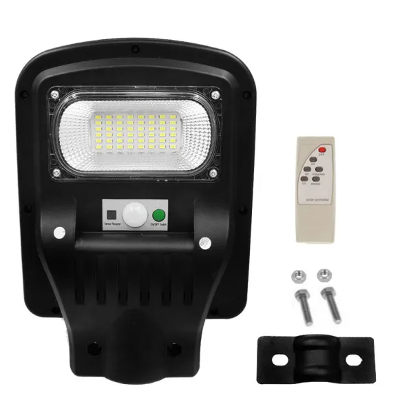 Led Αδιάβροχο Ηλιακό Φωτιστικό Δρόμου 50W 3840LM με Ανιχνευτή Κίνησης και Τηλεχειριστήριο Jortan JT-G-50W