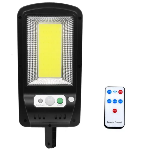 LED Αδιάβροχο Ηλιακό Επιτοίχιο Φωτιστικό με Ανιχνευτή Κίνησης Jortan JT-TYCOB-50W