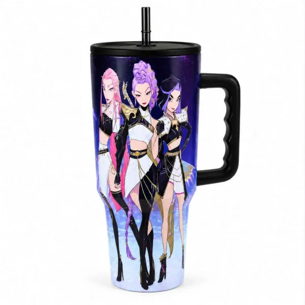 K-Pop Demon Hunters Θερμός Παγούρι Ζεστό Κρύο 1,2ml 70809-5 Μαύρο