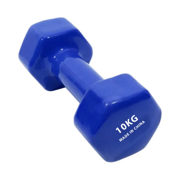 Εξάγωνο Βαράκι Βινυλίου 1 x 10kg 25566-15 Μπλε