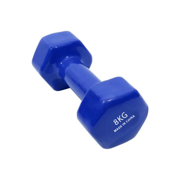 Εξάγωνο Βαράκι Βινυλίου 1 x 8kg 25566-14 Μπλε