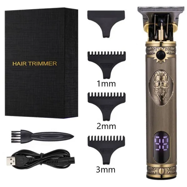 Επαναφορτιζόμενη Ξυριστική Μηχανή Προσώπου Kemei KM-700Η Χρυσό