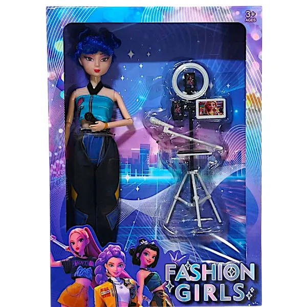 Κούκλα Φιγούρα K-pop Demon Hunters Zoey 40cm με Ring Light 51386-3