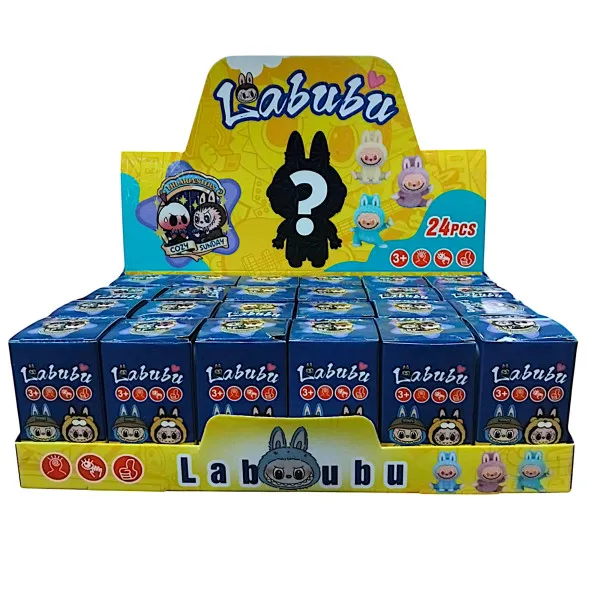 Κουτί σακουλάκι με φιγούρα Labubu μπρελόκ και κάρτες Surprise 880-1