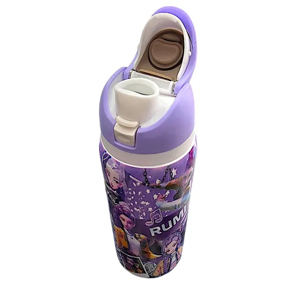KPOP Demon Hunters Rumi Θερμός παγούρι Ζεστό Κρύο 30oz 500ml 70805-1 Μωβ