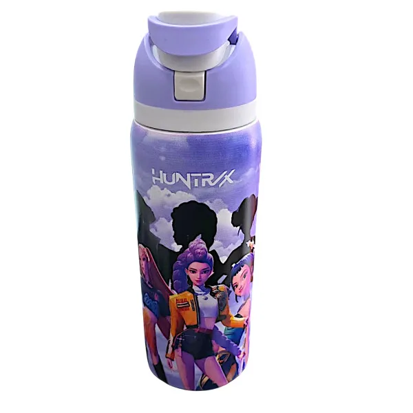 KPOP Demon Hunters Rumi Θερμός παγούρι Ζεστό Κρύο 30oz 500ml 70805-2 Μωβ
