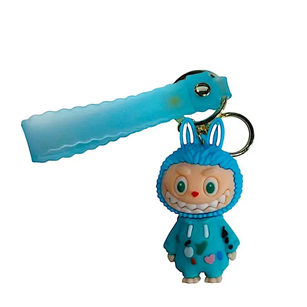 Κρεμαστό Μπρελόκ Labubu Από Pvc 4455-32 Μπλε