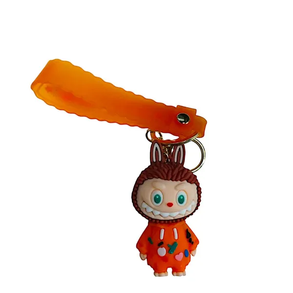 Κρεμαστό Μπρελόκ Labubu Από Pvc 4455-33 Πορτοκαλί