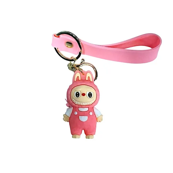 Κρεμαστό Μπρελόκ Labubu Από Pvc 6688-11  Ροζ