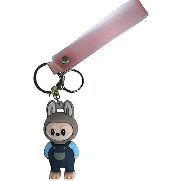 Κρεμαστό Μπρελόκ Labubu Από Pvc 6688-25 Μπλε